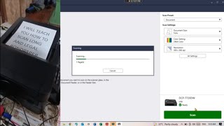 FULL TUTORIAL SCAN LONGLEGAL SIZE DOCUMENT USING PCLAPTOPBROTHERDCPT720DW [upl. by Attennot]