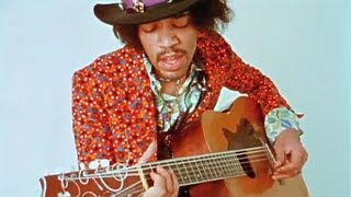 Jimi Hendrix On An Acoustic Guitar only known 2 videos RARE [upl. by Cozmo]