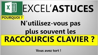 EXCEL  7 RACCOURCISCLAVIER TRÈS PRATIQUES 34 [upl. by Sheffie]