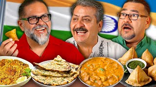 Mexican Dads Try Indian Food [upl. by Eramal]