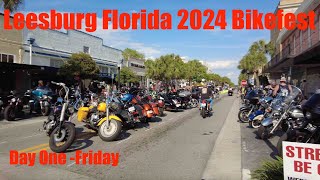 Leesburg Florida Bikefest 2024 Motorcycle Rally Is it better than Daytona Bikeweek [upl. by Seraphim673]