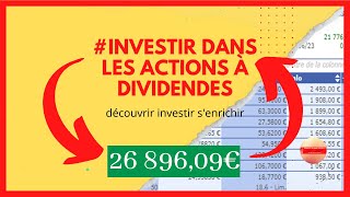 Bourse Mon Portefeuille PEA N°145 Investir dans les actions à dividendes [upl. by Janaye]