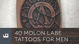 40 Molon Labe Tattoos For Men [upl. by Eatnohs]