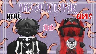 Roblox Emo Outfit Ideas for Boys and Girls ¦ Meepcity ¦ PvrpleKitPlayz [upl. by Eerbua]