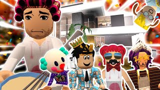 BLOXBURG MOTHER OF 4 KIDS THANKSGIVING SPECIAL it was chaos Roblox Roleplay [upl. by Aronle]