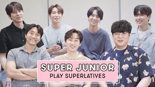 SUPER JUNIOR Reveals Who Has the Best Smile the Most Aegyo and More  Superlatives  Seventeen [upl. by Adian]