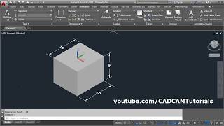 AutoCAD 3D Dimensioning Tutorial  AutoCAD 3D Dimension in Z Axis  AutoCAD 3D Tips and Tricks [upl. by Clementina]