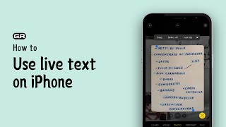 How to Use Live Text on iPhone  IOS 1718 [upl. by Ciryl]