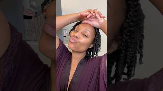 How To Two Strand Twist on blow dried hair shortsvideo shortsviral shorts twists howto [upl. by Erlina]