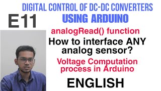 E11 Arduino Analog Pins  How to speed up ADC  Voltage Sensor B25 Interfacing  analogRead [upl. by Adlen]