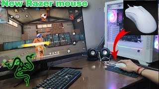 Game Test Razer DeathAdder Essential White Edition FREE FIRE PC GAMEPLAY  FREE FIRE HANDCAM PC [upl. by Shipley]