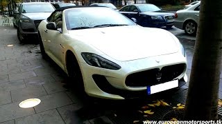 LOUD Maserati GranCabrio MC acceleration sound amp walkaround [upl. by Irtimd]