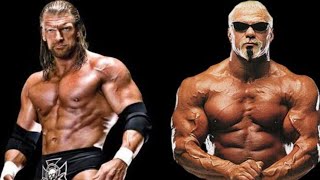 WWE2K24 Triple H vs Scott Steiner invasion No disqualification match tripleh scottsteiner 2k24 [upl. by Gnouc]