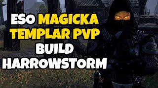 ESO Magicka Templar PvP Build amp Gameplay  Retribution  Harrowstorm [upl. by Maharva112]