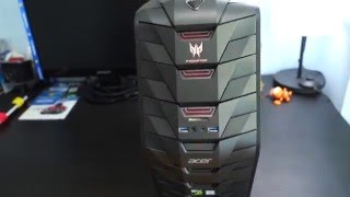 Acer Predator AG3710 Intel i76700 GTX970 16GB DDR4Unboxing English [upl. by Piegari]