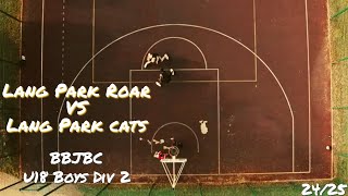 Lang Park Roar vs Lang Park Cats  Summer Comp Basketball [upl. by Dreda]