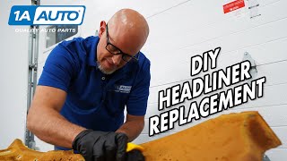 Saggy Ripped Headliner How to Replace the Headliner on Any Car or Truck [upl. by Switzer707]