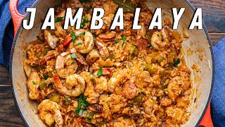 Chicken and Sausage Jambalaya  EASY One Pot Dinner [upl. by Ainsley287]