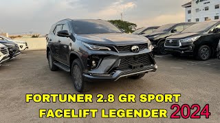 TOYOTA FORTUNER 28 GR PART FACELIFT LEGENDER 2024 fortunerfacelift toyota [upl. by Abigail]