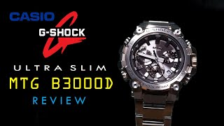 Casio G Shock MTG B3000 Review  Beautiful Two Tone Silver amp Gold [upl. by Enajyram]