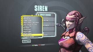 Borderlands 2  Maya the Siren Elven Eliminator head Tiny Tinas Assault on Dragon Keep [upl. by Lilli]