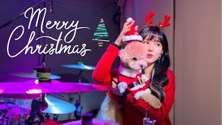 Mariah Carey  All I Want for Christmas Is You DRUM  COVER By SUBIN [upl. by Erimahs8]