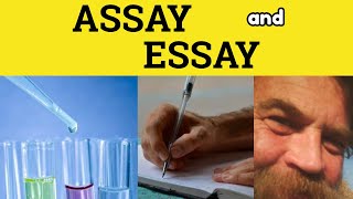 🔵 Assay Essay  Assay Meaning  Essay Defined  Assay Examples [upl. by Lilahk]