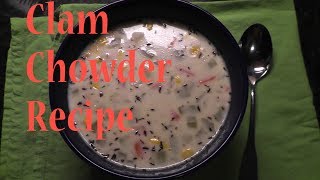 Clam Chowder Recipe Soupilicious Collab [upl. by Annoek]