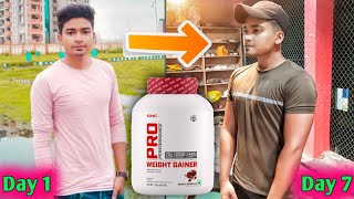 Gnc Pro performance weight gainer  Review  Gain weight Too fast [upl. by Hinze]