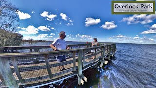 Walking around Overlook Park along Lake Jesup in Oviedo Florida [upl. by Assirol]