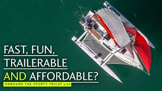 Tricat 690 – Can it really provide fun fast trailable AND affordable sailing [upl. by Thorvald]