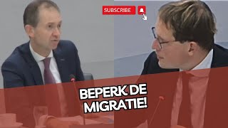 Van Houwelingen CONFRONTEERT NSCminister met enorme migranteninstroom [upl. by Grigson96]