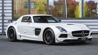 2014 MercedesBenz SLS AMG Black Series  Designo Mystic White  Walkaround 4K [upl. by Hulda]