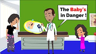 Baby Is in Danger  English Animated Story  Vivian English [upl. by Gaile]