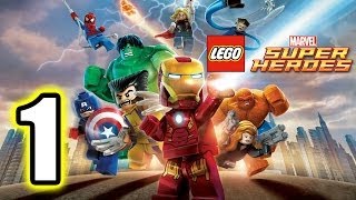 LEGO Marvel Super Heroes Walkthrough PART 1 PS3 Lets Play Gameplay TRUEHD QUALITY [upl. by Silvano150]