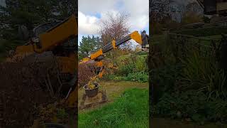 Hot Tub installation lifted in using the Telehandler [upl. by Parker330]