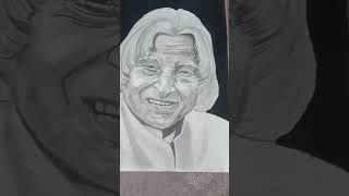 DrAPJ Abdul Kalam drawing 🇮🇳 missile man drawing shorts [upl. by Arette]