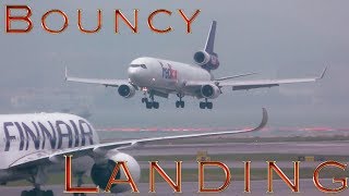 Fedex MD11 Hong Kong Airport Landing [upl. by Artemisia]