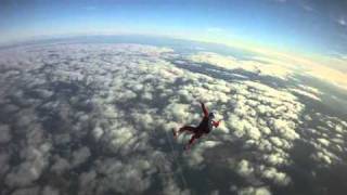 Instructor chases Student Skydiver to 2000 ft and pulls [upl. by Sammons]