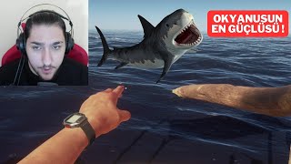 OKYANUSTA DEV MEGALODONU AVLADIM  STRANDED DEEP  9 BÖLÜM [upl. by Asilana]