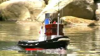 RC Boat  Jan  Steam Tug [upl. by Eam285]