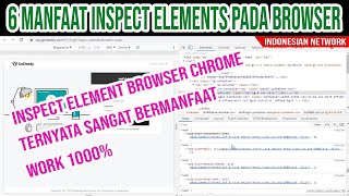 6 MANFAAT INSPECT ELEMENTS PADA BROWSER [upl. by Ulyram639]