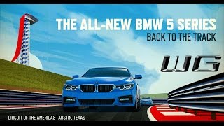 2017 BMW 540i xDrive Circuit of the Americas Test Laps [upl. by Claretta25]