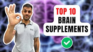 Top 10 Supplements to Improve Your Brain Function [upl. by Gere923]