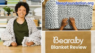 Bearaby Cotton Napper Review  A Modern Woven Weighted Blanket [upl. by Nnaxor]