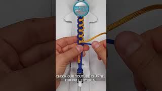 Elegant Paracord Bracelet Knot Tutorial [upl. by Lacsap]