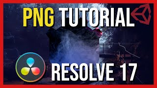 How to Add Edit and Animate PNG Images in DaVinci Resolve 17 [upl. by Files]