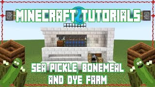 Self Fueling Self Activating Full Auto Composter Bonemeal Pickle Dye Farm  Minecraft Tutorials [upl. by Dweck814]