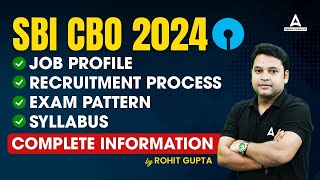 SBI CBO 2024  SBI CBO Job Profile Exam Pattern Syllabus  Complete Details [upl. by Rocker550]