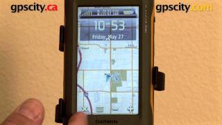 Garmin Montana 600 650 650t Map Dashboard Detailed View  gpscitycom [upl. by Riti]